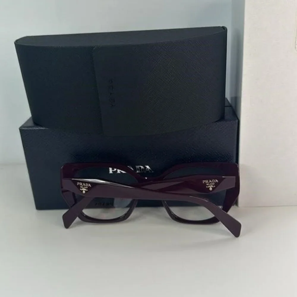 New Authentic Prada PR 18WV VIY1O1 52 - Garnet Eyeglasses